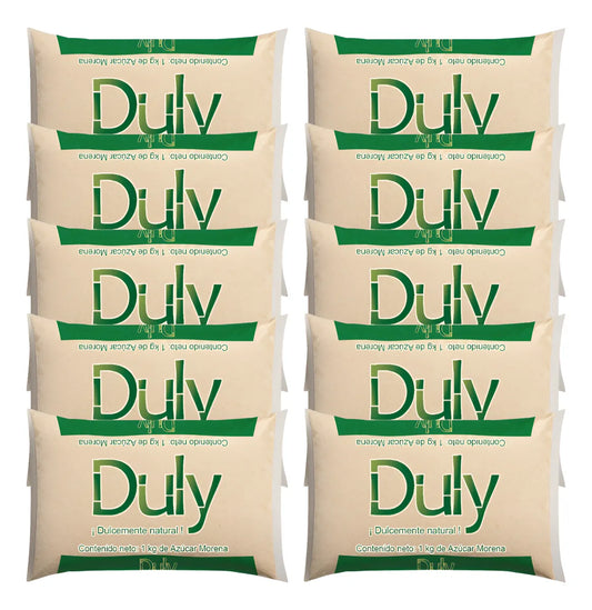 Azúcar Morena 20 Paquetes con 10 Kilos c/u | Duly