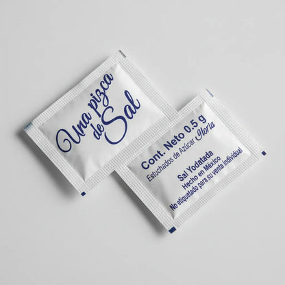 Sal En Sobres Individuales De 0.5 G, 50 Cajas con 3000 Piezas c/u | Gloria