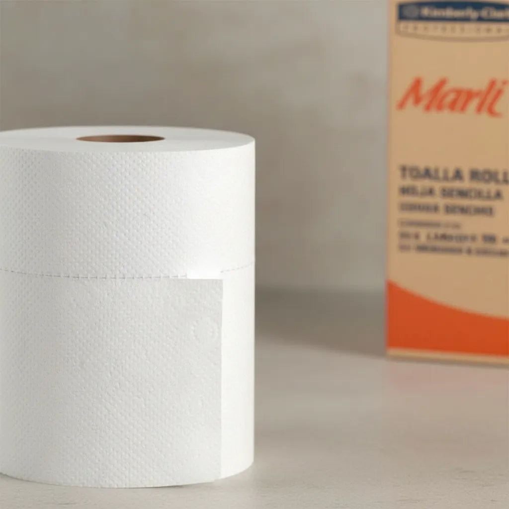 Toalla En Rollo Marli 50 Cajas con 6 Rollos 180m c/u